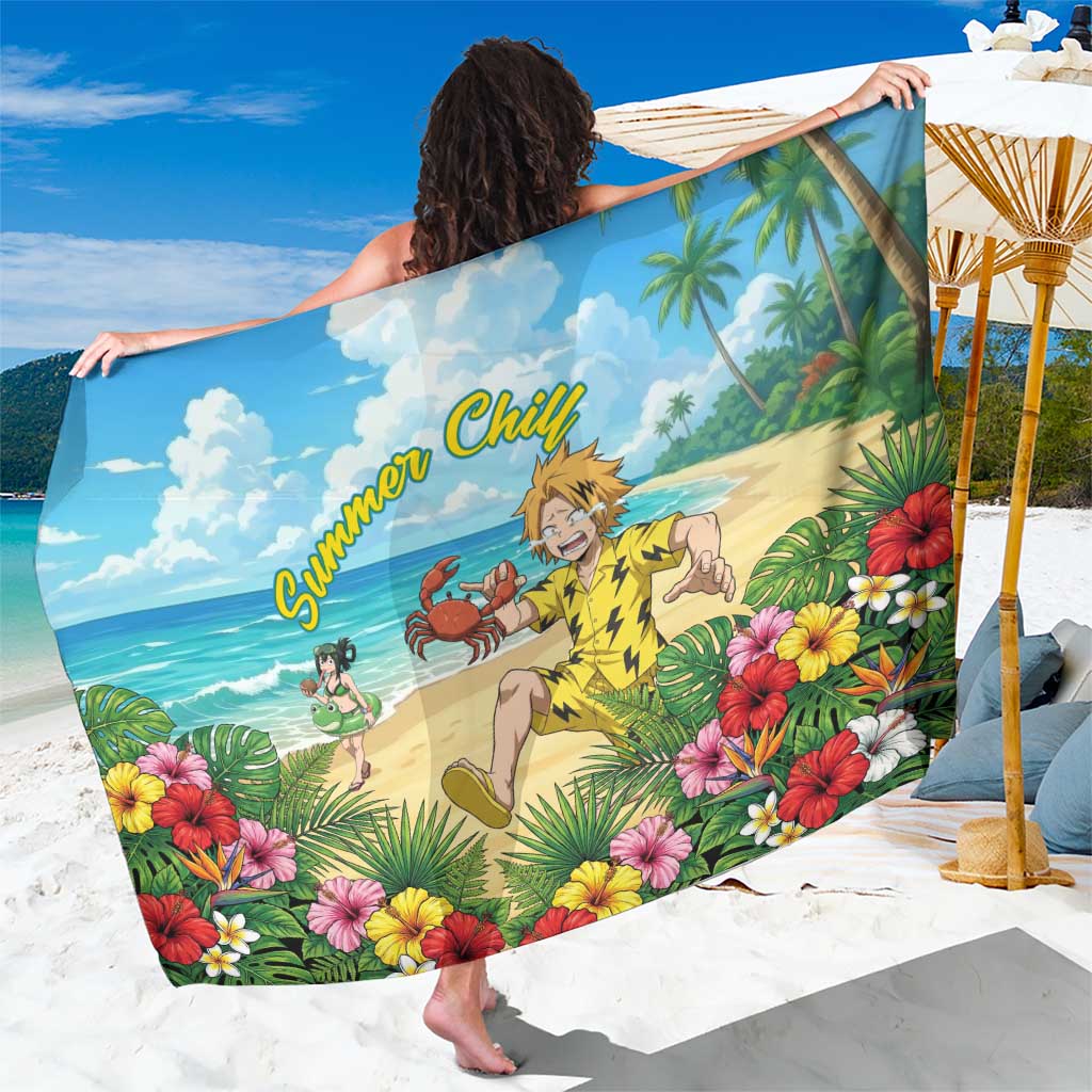 Denki Kaminari Summer Chill Sarong Tropical Anime Comedy Scene