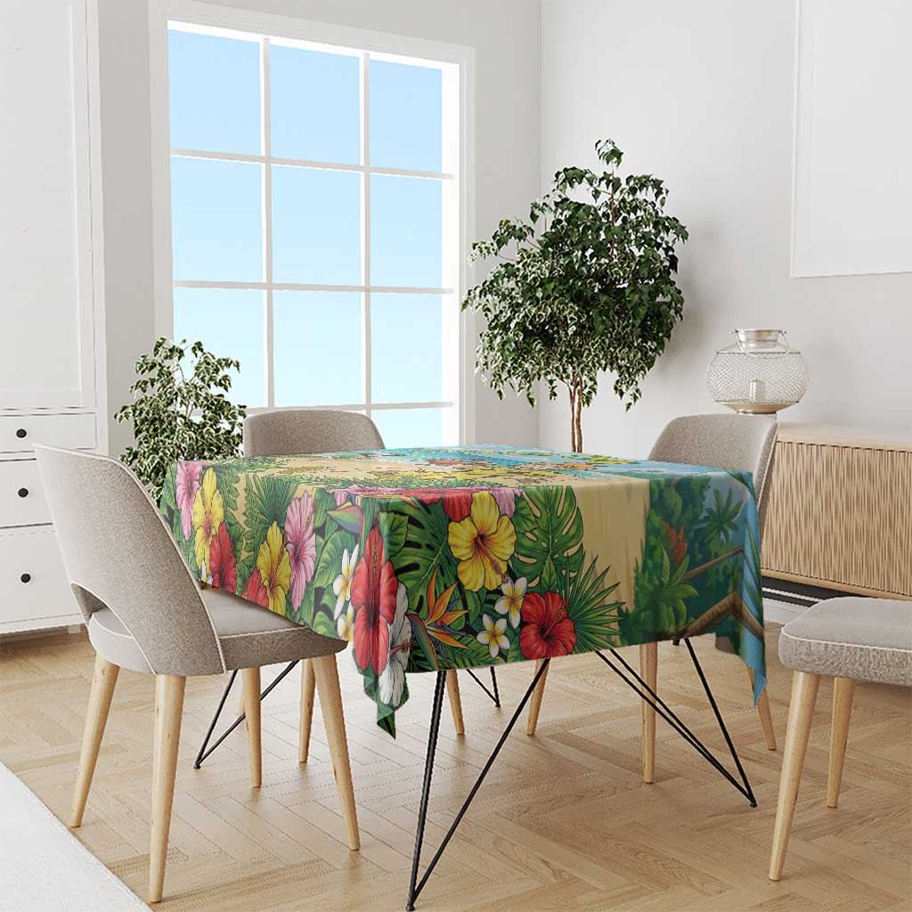 Denki Kaminari Summer Chill Tablecloth Tropical Anime Comedy Scene