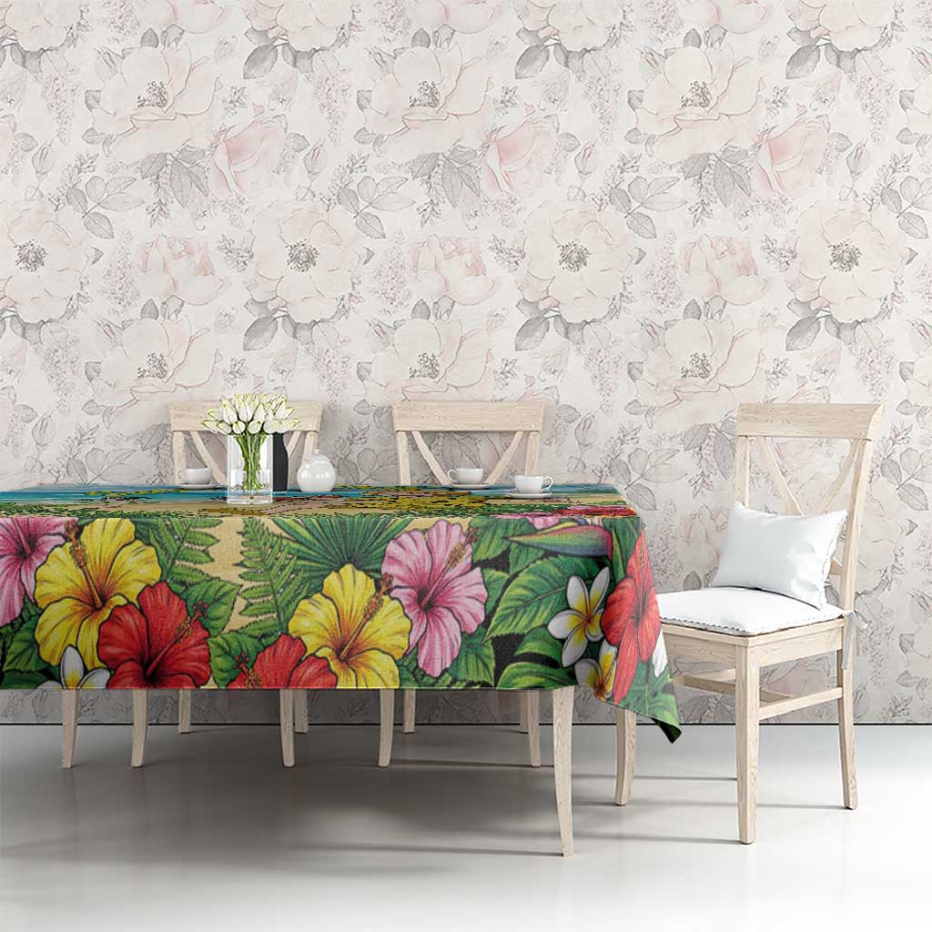 Denki Kaminari Summer Chill Tablecloth Tropical Anime Comedy Scene