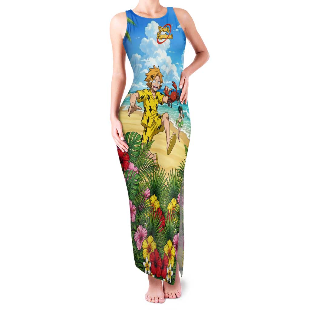 Denki Kaminari Summer Chill Tank Maxi Dress Tropical Anime Comedy Scene