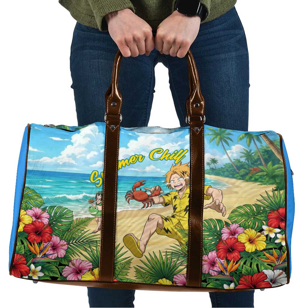 Denki Kaminari Summer Chill Travel Bag Tropical Anime Comedy Scene