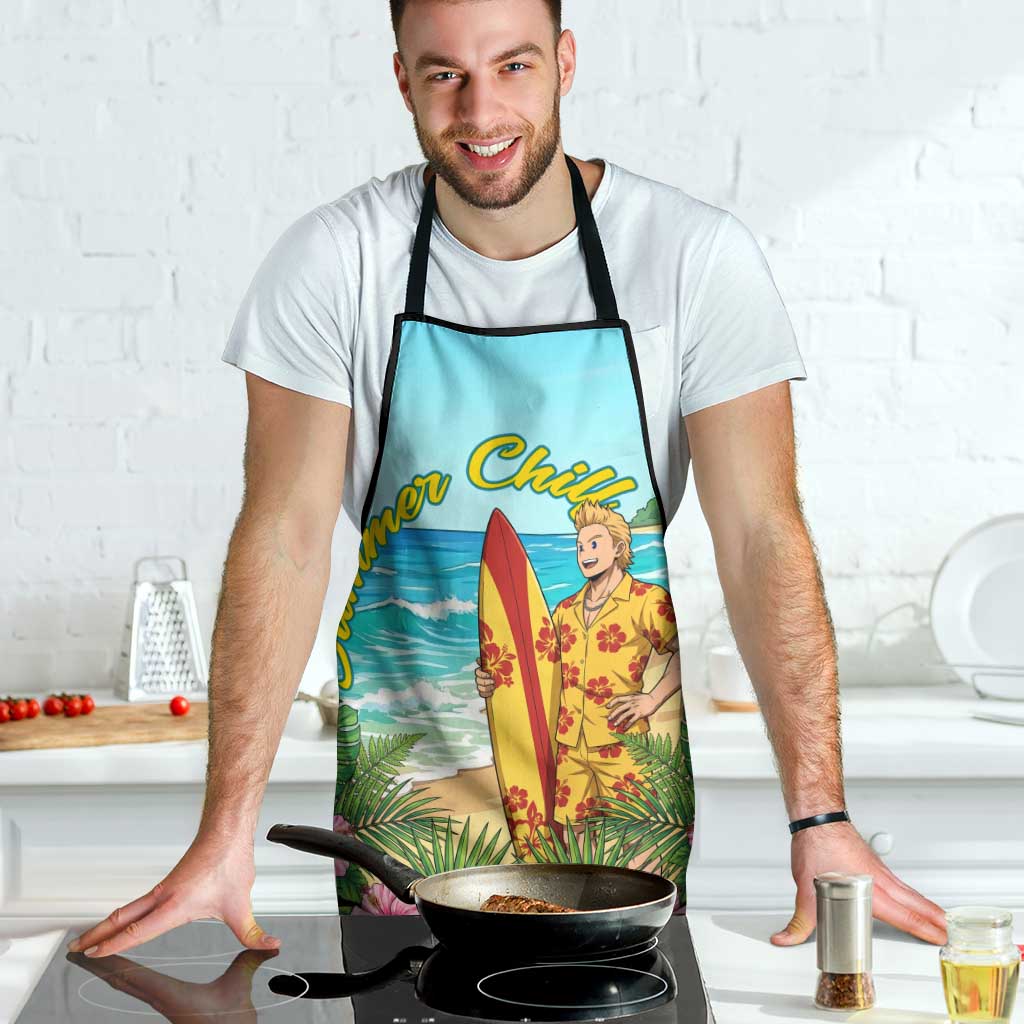 Mirio Togata Summer Chill Apron Tropical Anime Surf Scene