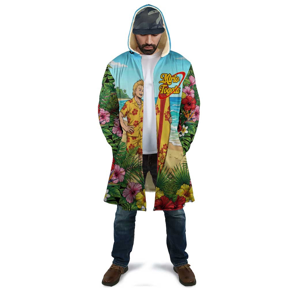 Mirio Togata Summer Chill Cloak Tropical Anime Surf Scene