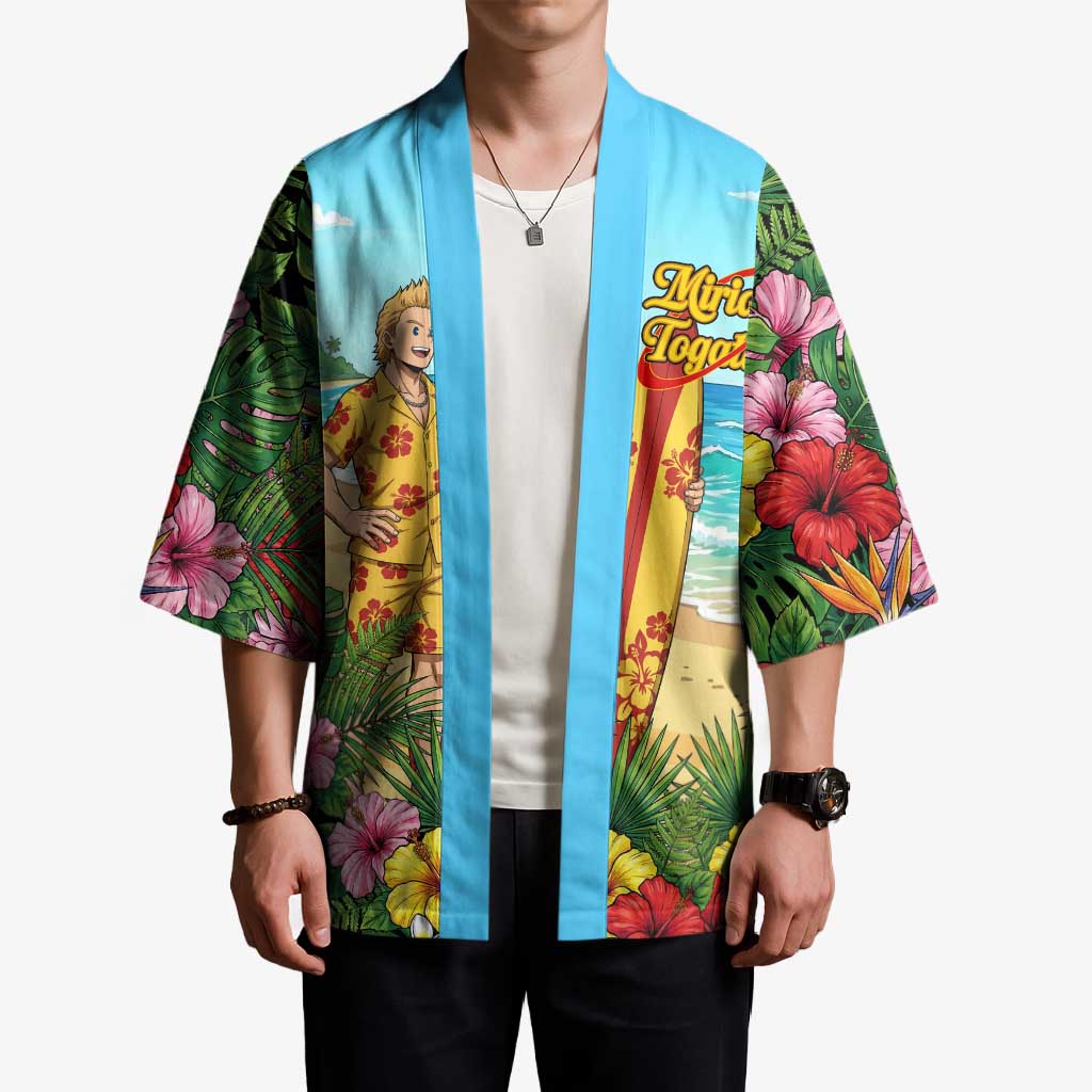 Mirio Togata Summer Chill Kimono Tropical Anime Surf Scene