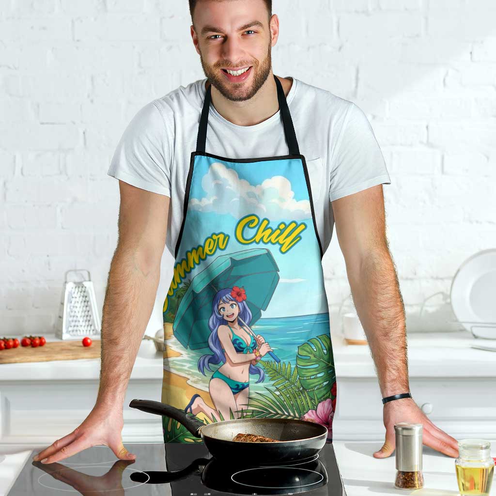 Nejire Hado Summer Chill Apron Tropical Anime Surfside Art