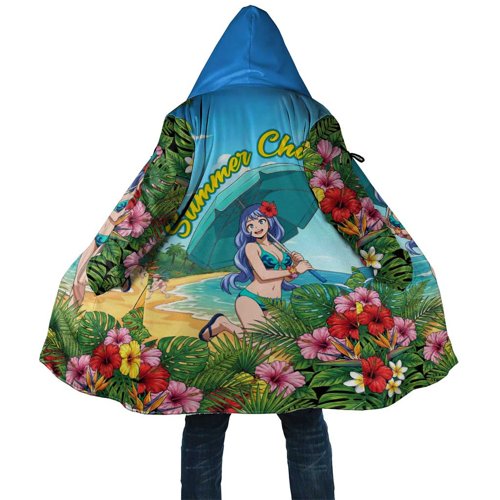 Nejire Hado Summer Chill Cloak Tropical Anime Surfside Art