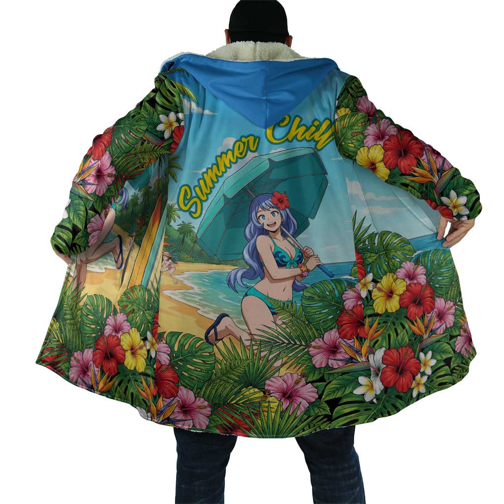 Nejire Hado Summer Chill Cloak Tropical Anime Surfside Art