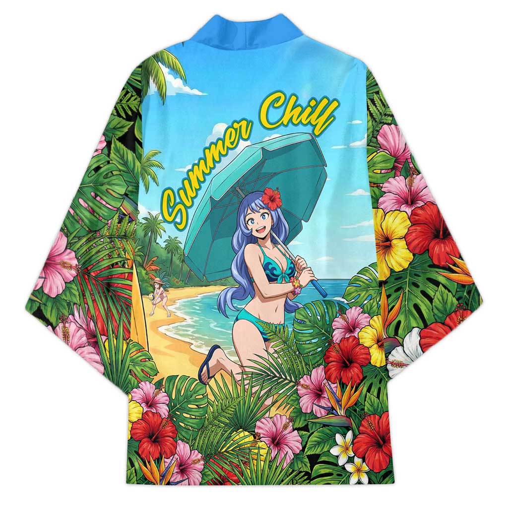 Nejire Hado Summer Chill Kimono Tropical Anime Surfside Art