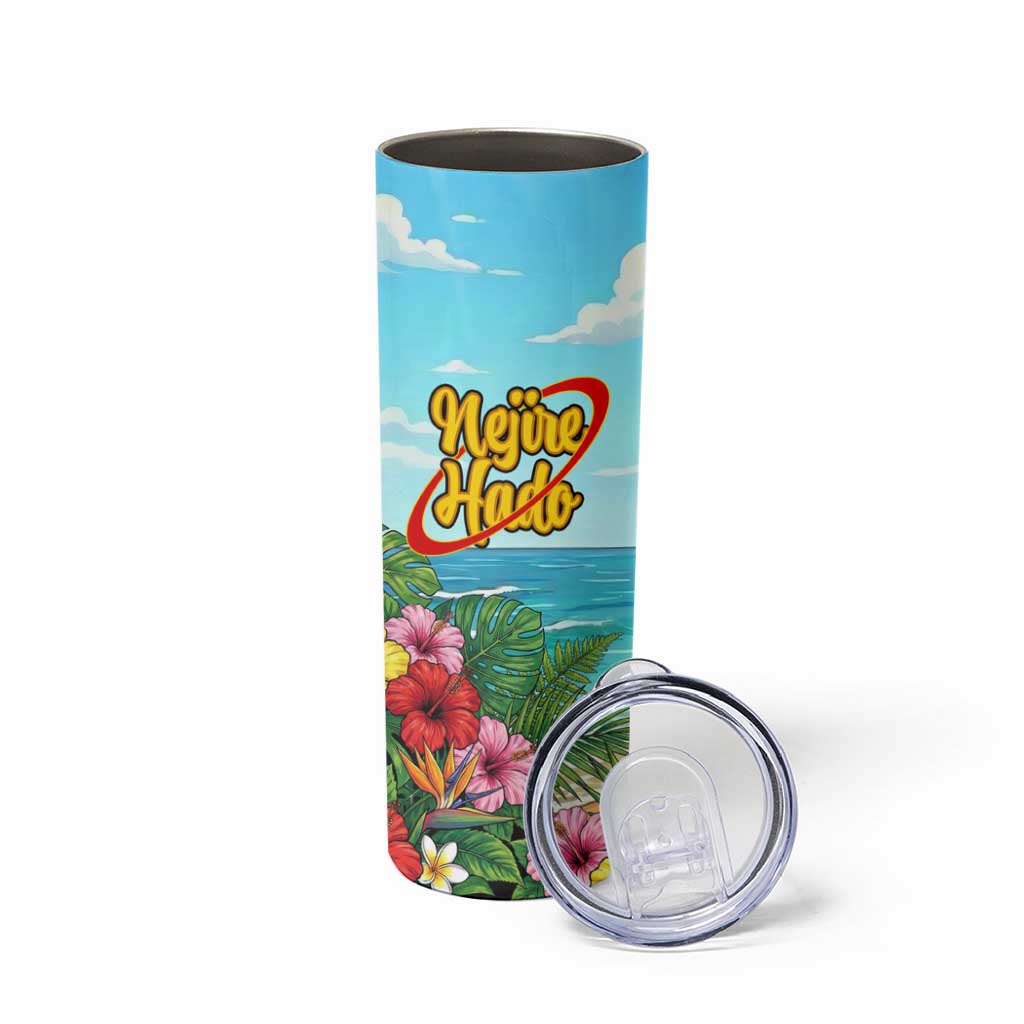 Nejire Hado Summer Chill Skinny Tumbler Tropical Anime Surfside Art