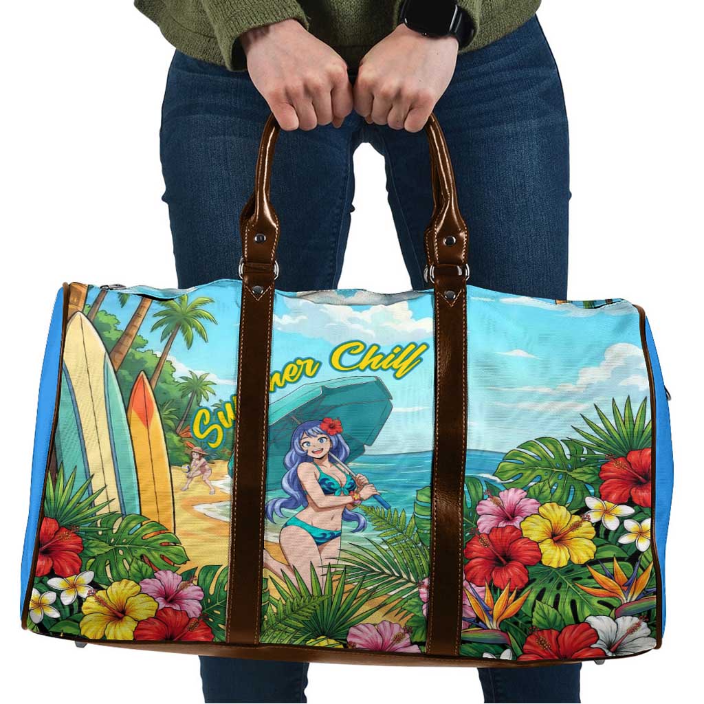 Nejire Hado Summer Chill Travel Bag Tropical Anime Surfside Art