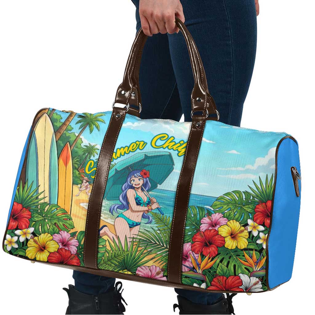 Nejire Hado Summer Chill Travel Bag Tropical Anime Surfside Art