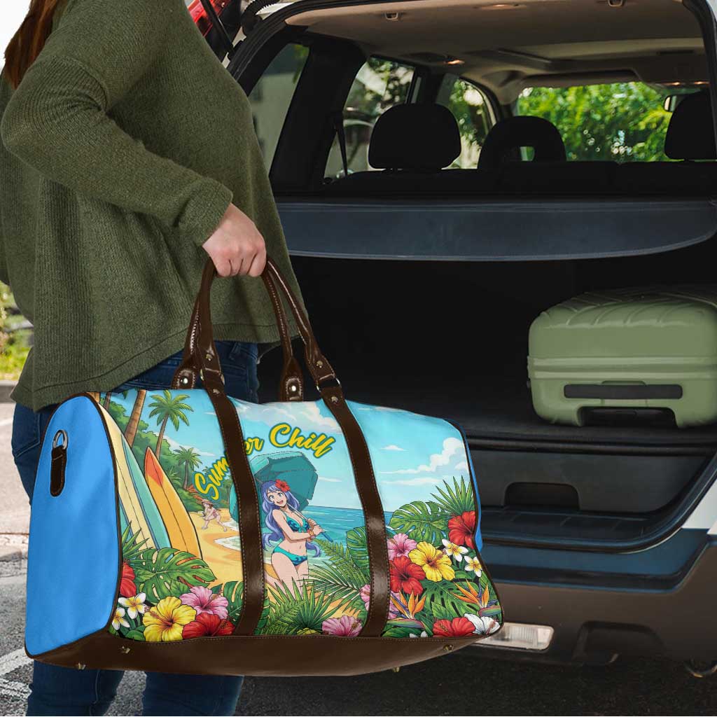 Nejire Hado Summer Chill Travel Bag Tropical Anime Surfside Art