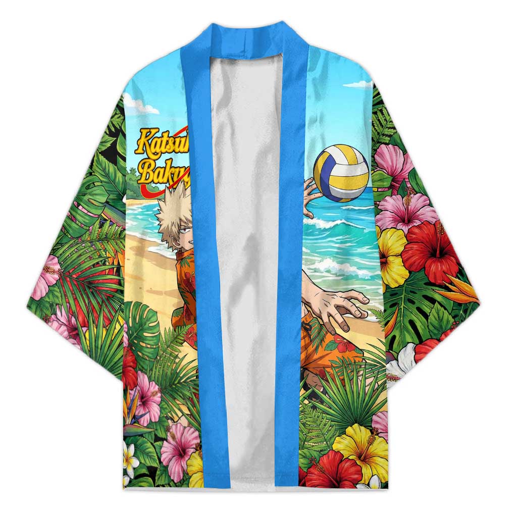 Katsuki Bakugo Summer Chill Kimono Tropical Anime Action Scene