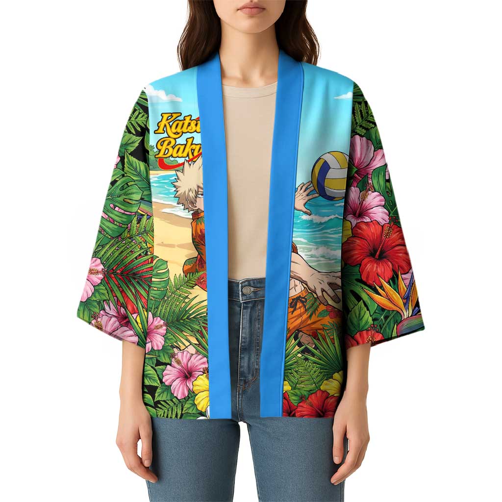 Katsuki Bakugo Summer Chill Kimono Tropical Anime Action Scene