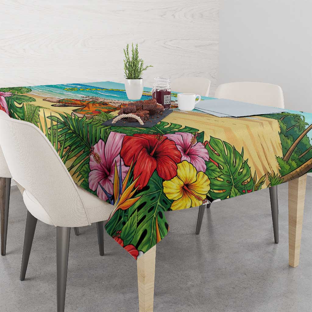 Katsuki Bakugo Summer Chill Tablecloth Tropical Anime Action Scene