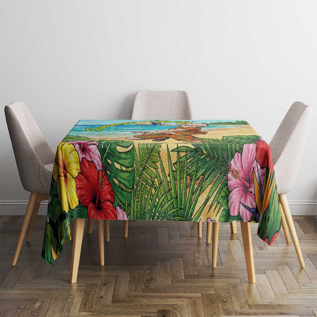 Katsuki Bakugo Summer Chill Tablecloth Tropical Anime Action Scene
