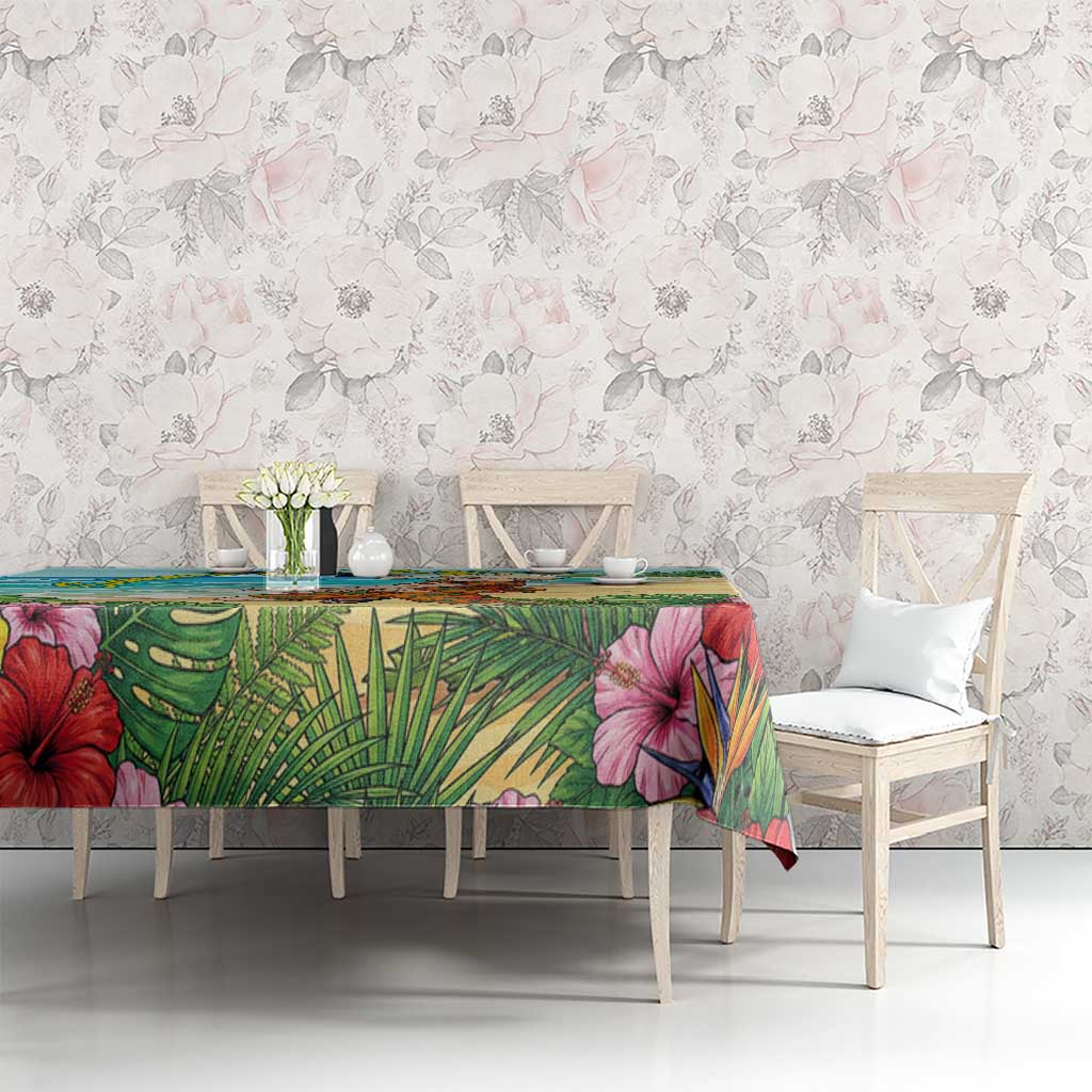 Katsuki Bakugo Summer Chill Tablecloth Tropical Anime Action Scene