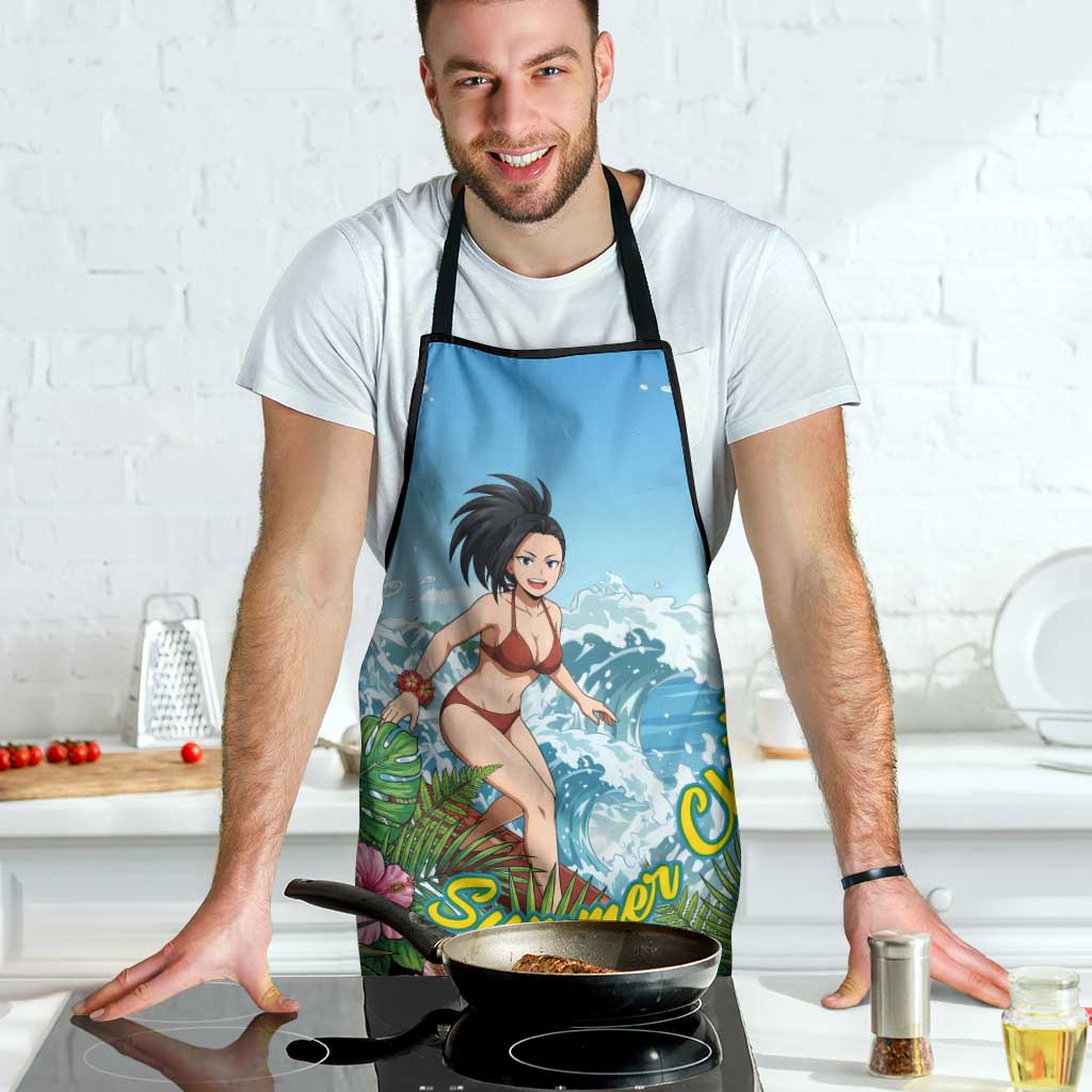 Momo Yaoyorozu Summer Chill Apron Tropical Anime Surf Adventure