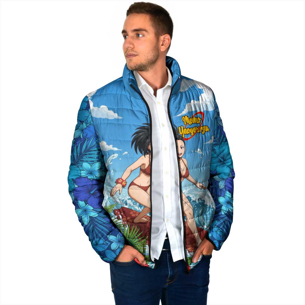 Momo Yaoyorozu Summer Chill Padded Jacket Tropical Anime Surf Adventure