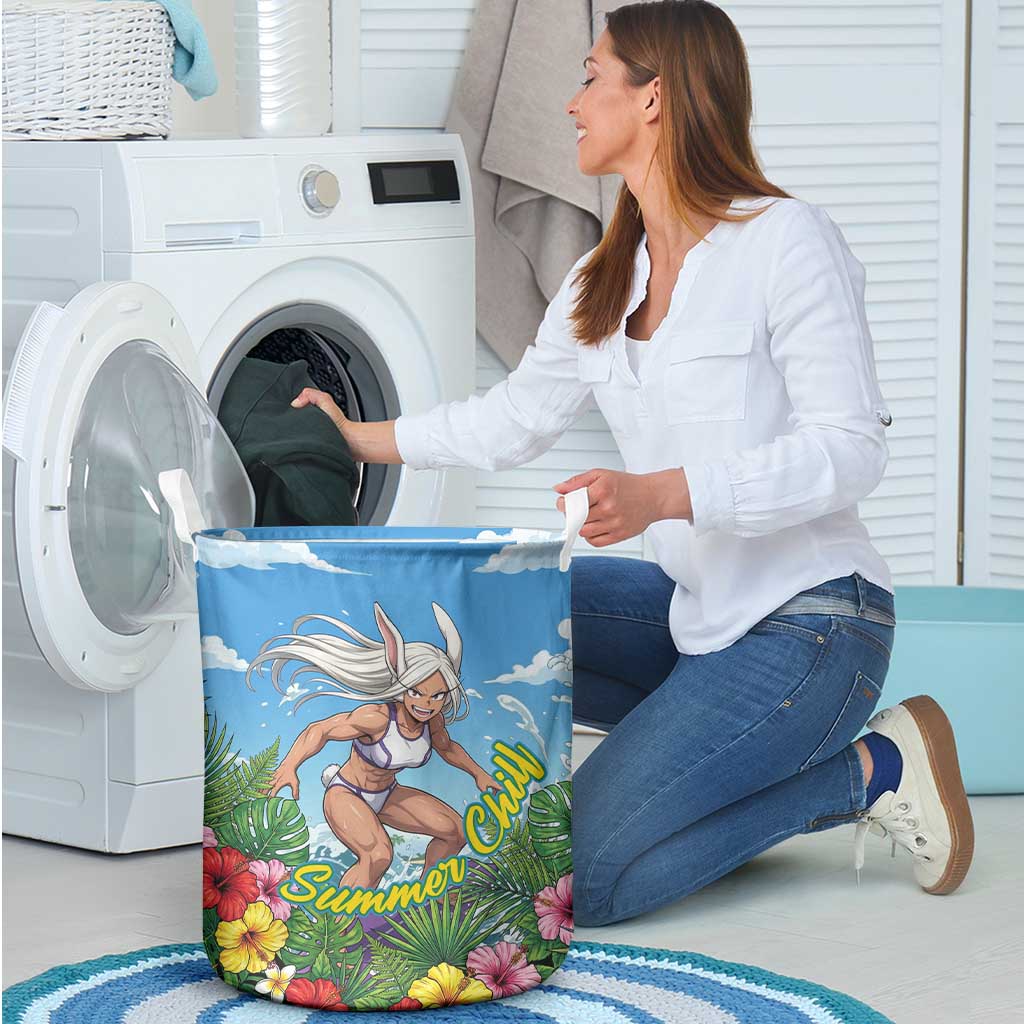 Mirko Summer Chill Laundry Basket Tropical Anime Surfing Power
