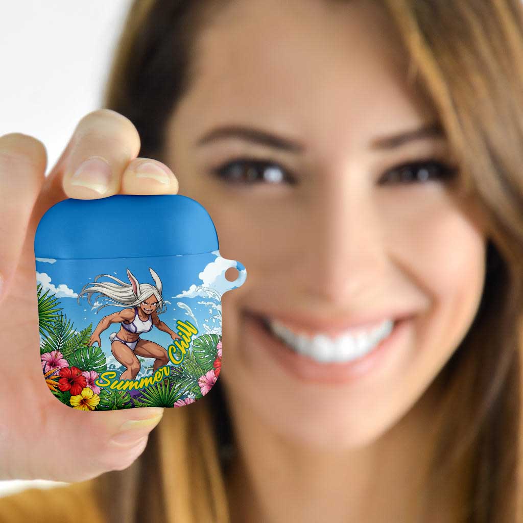 Mirko Summer Chill AirPods Case Tropical Anime Surfing Power