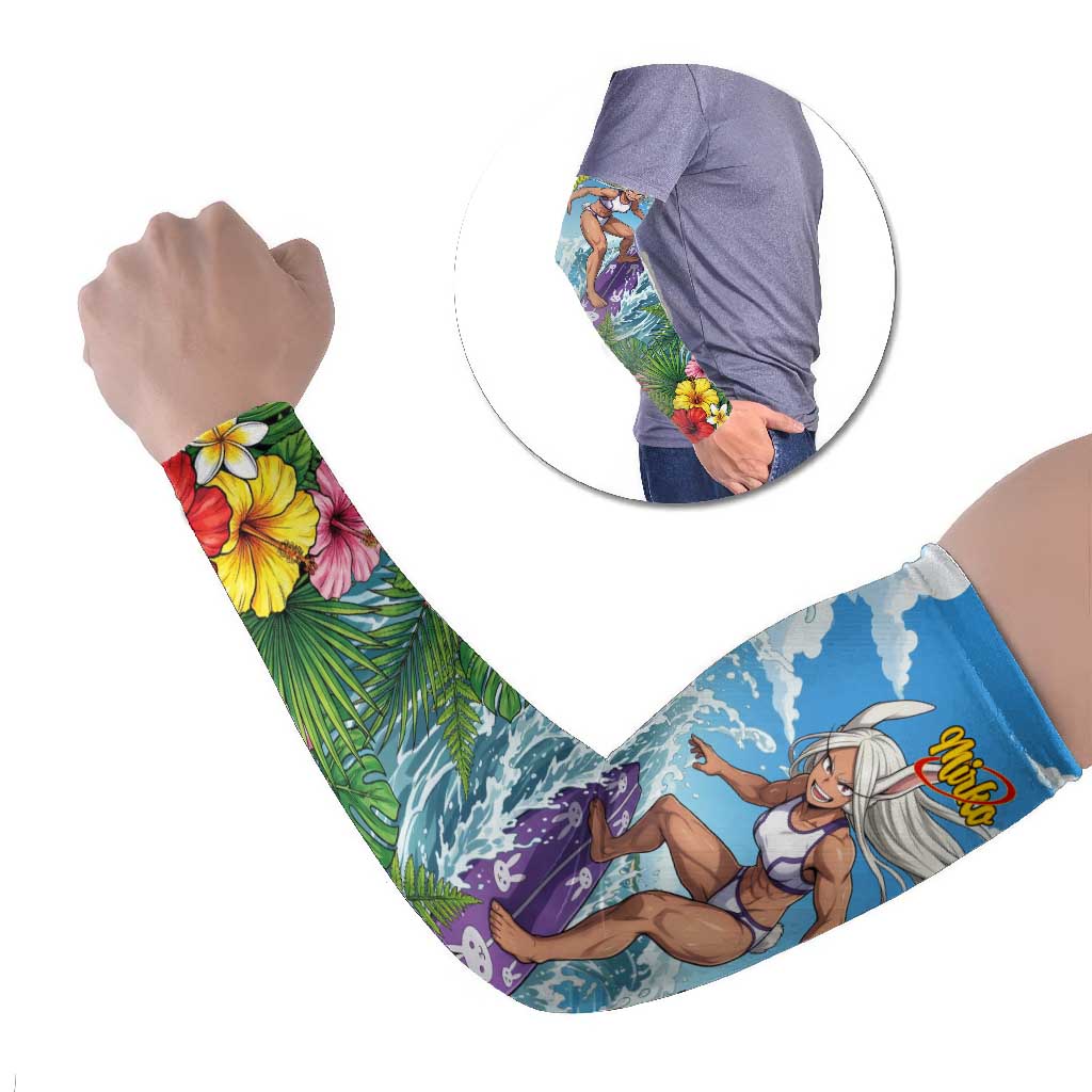Mirko Summer Chill Arm Sleeves Tropical Anime Surfing Power