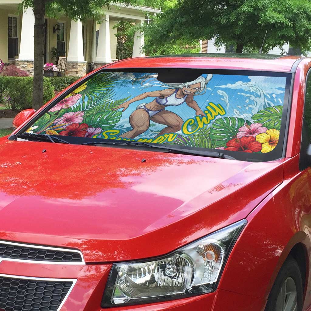 Mirko Summer Chill Auto Sun Shade Tropical Anime Surfing Power