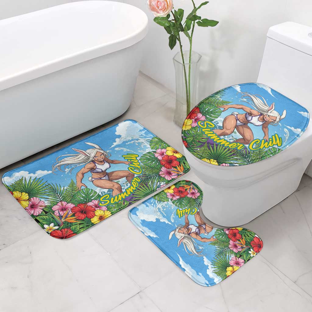 Mirko Summer Chill Bathroom Set Tropical Anime Surfing Power