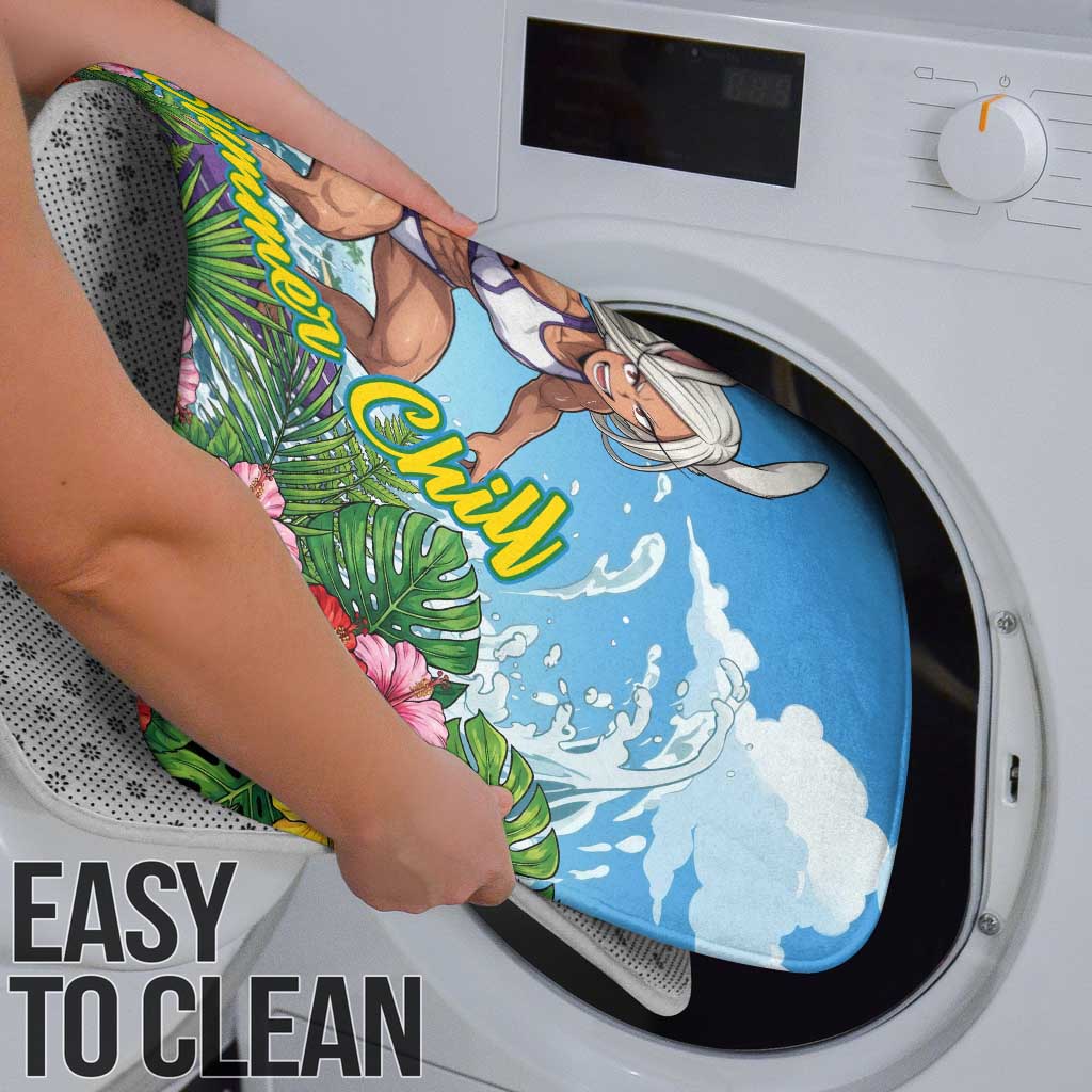 Mirko Summer Chill Bathroom Set Tropical Anime Surfing Power