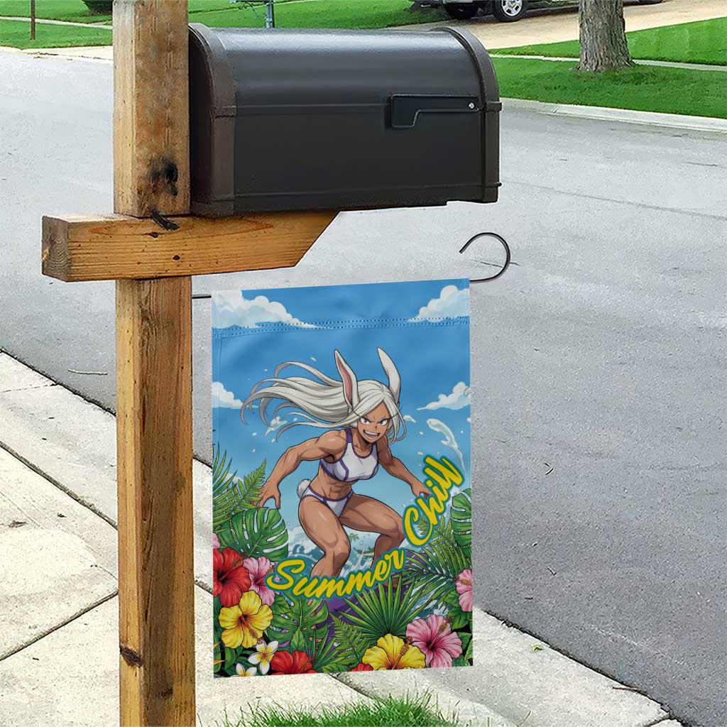 Mirko Summer Chill Garden Flag Tropical Anime Surfing Power