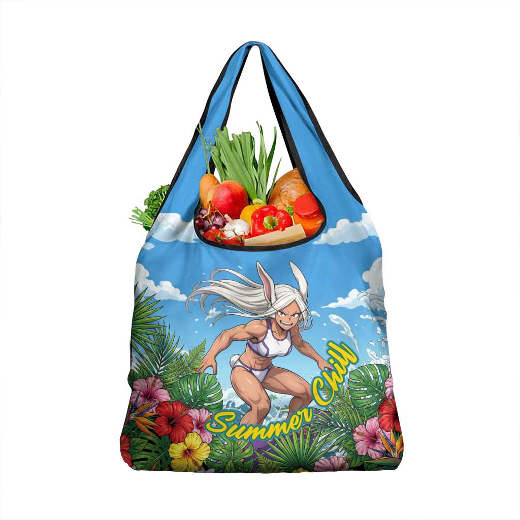 Mirko Summer Chill Grocery Bag Tropical Anime Surfing Power