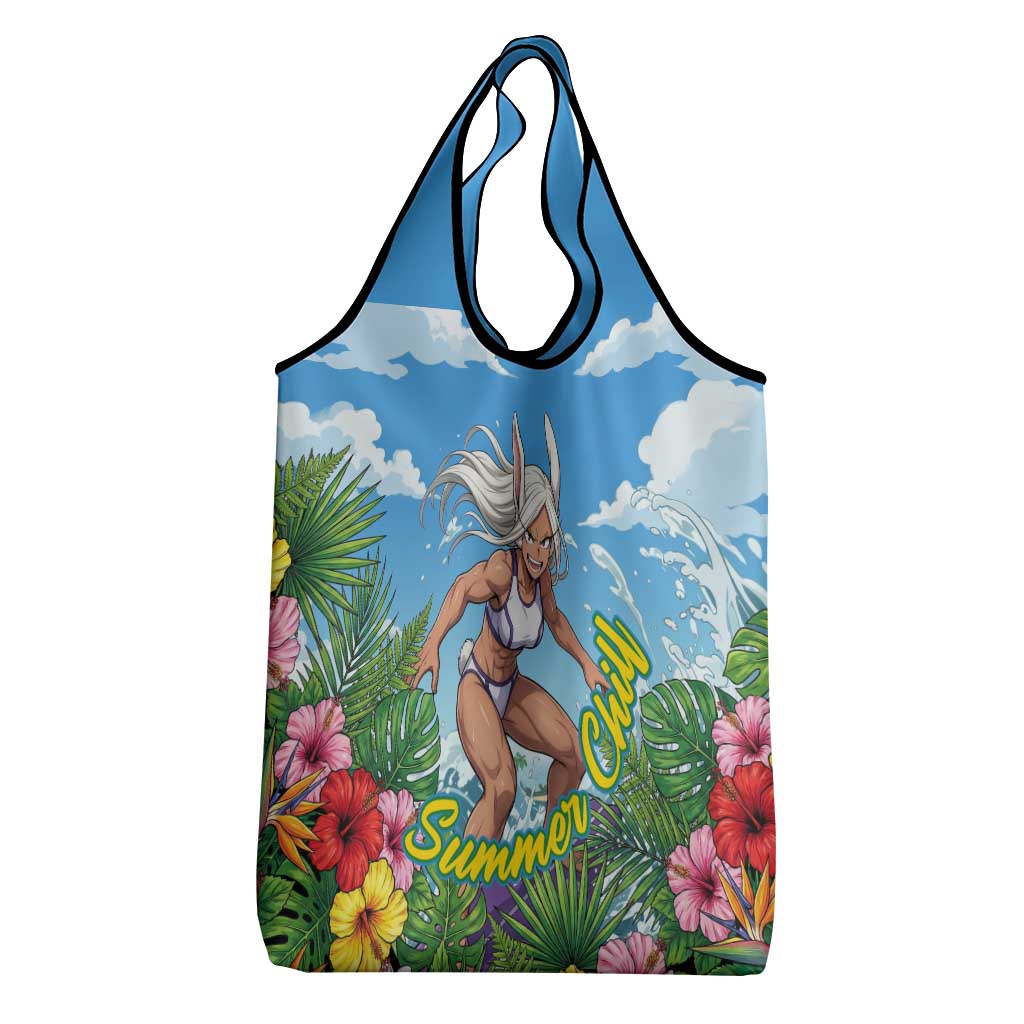 Mirko Summer Chill Grocery Bag Tropical Anime Surfing Power