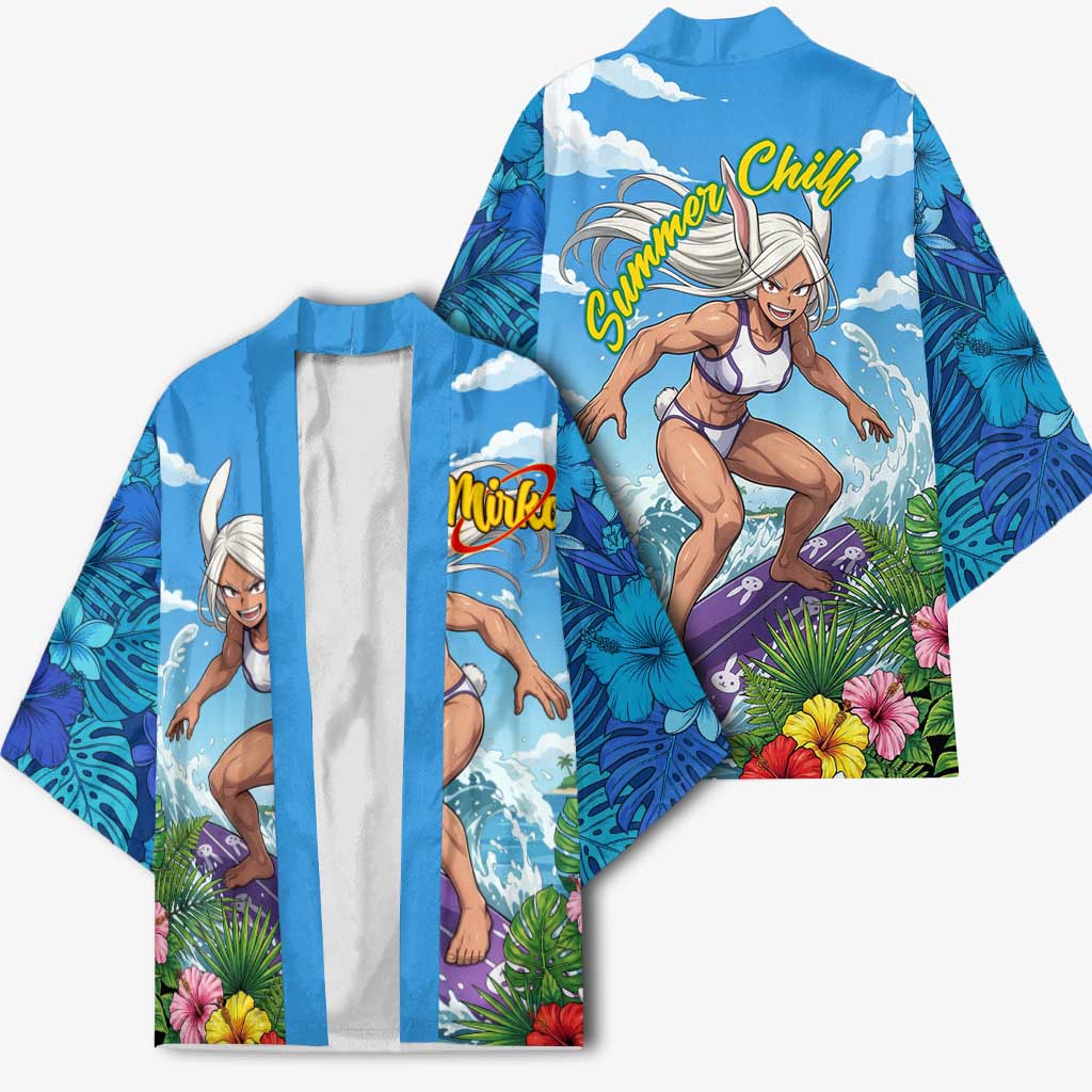 Mirko Summer Chill Kimono Tropical Anime Surfing Power