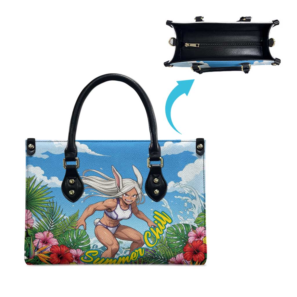 Mirko Summer Chill Leather Bag Tropical Anime Surfing Power