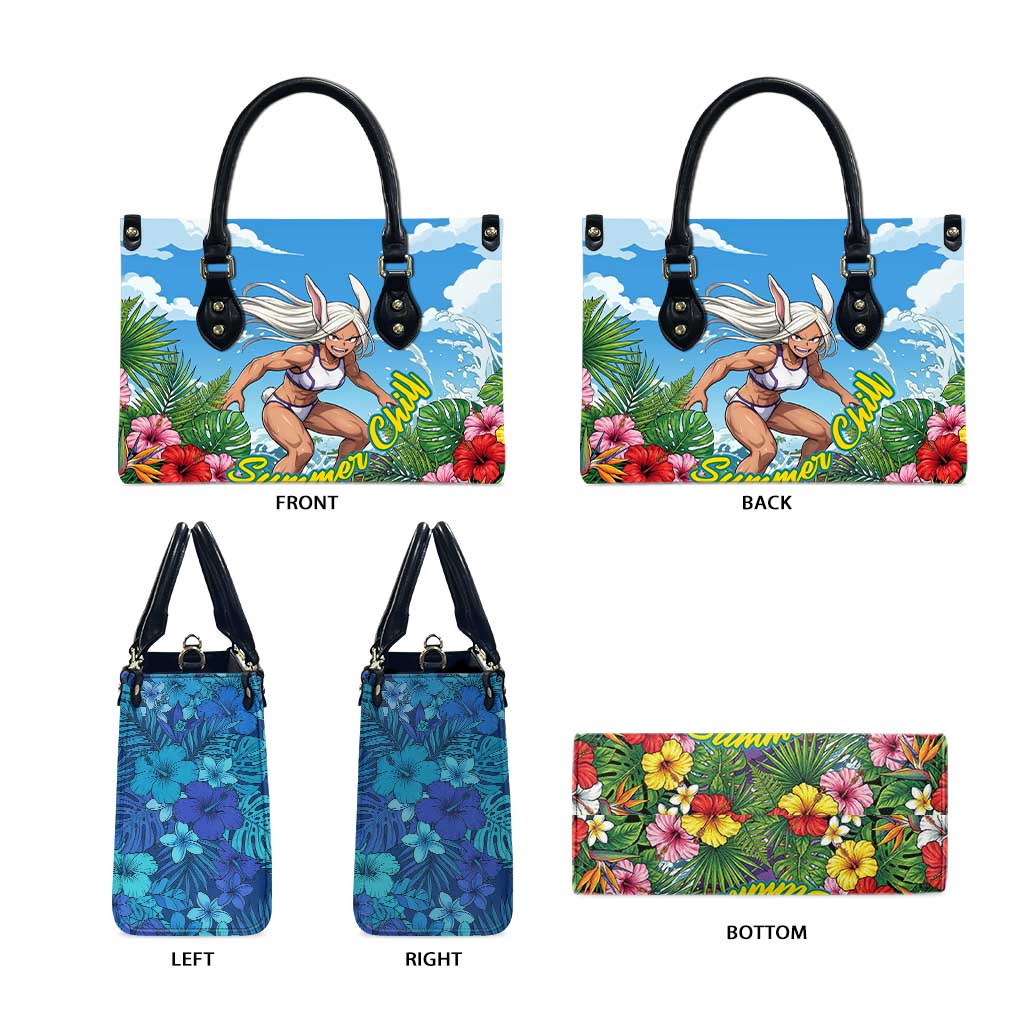 Mirko Summer Chill Leather Bag Tropical Anime Surfing Power