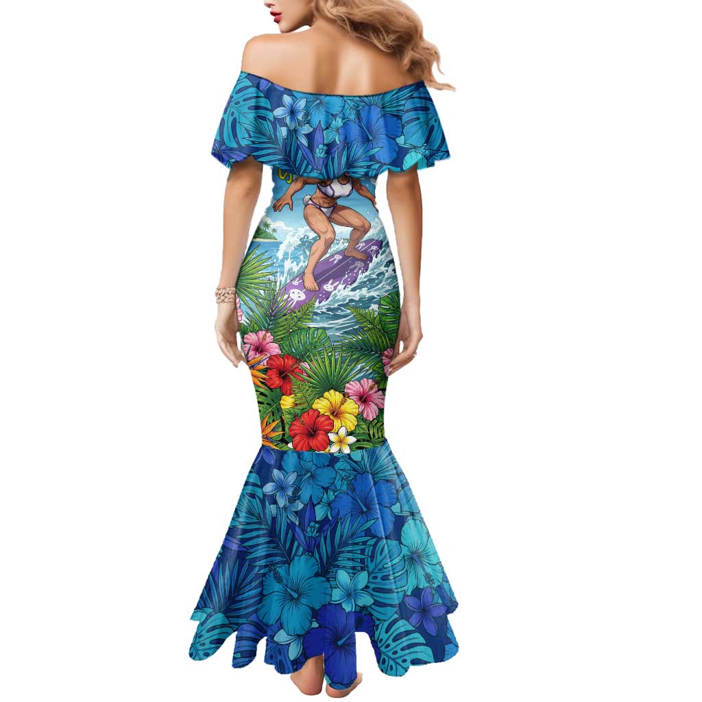 Mirko Summer Chill Mermaid Dress Tropical Anime Surfing Power