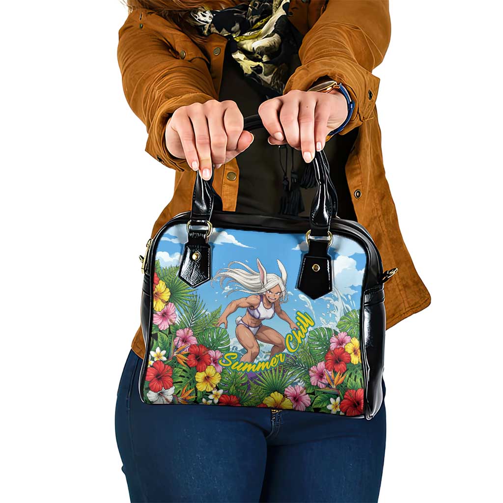Mirko Summer Chill Shoulder Handbag Tropical Anime Surfing Power