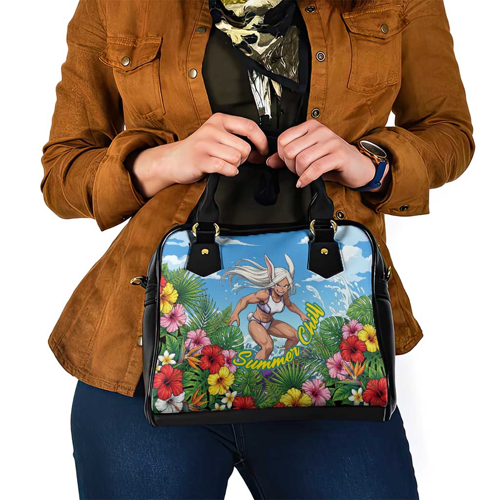 Mirko Summer Chill Shoulder Handbag Tropical Anime Surfing Power