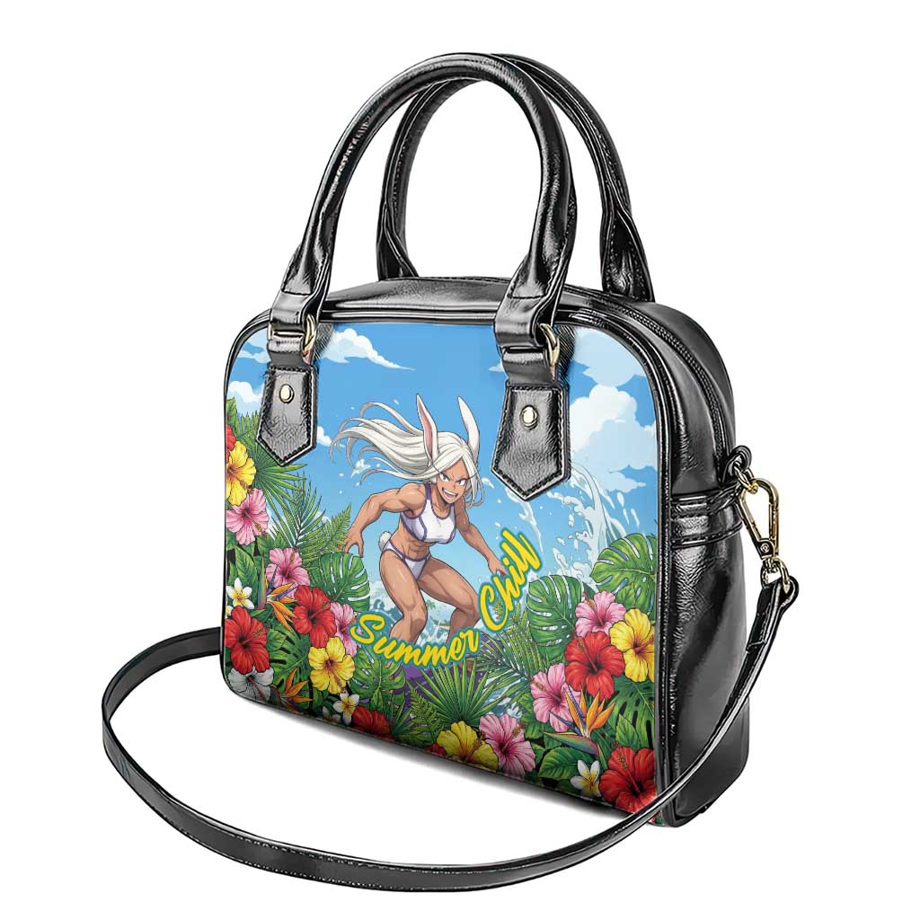 Mirko Summer Chill Shoulder Handbag Tropical Anime Surfing Power