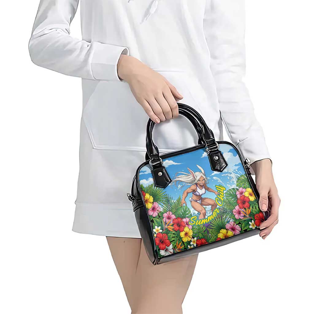 Mirko Summer Chill Shoulder Handbag Tropical Anime Surfing Power