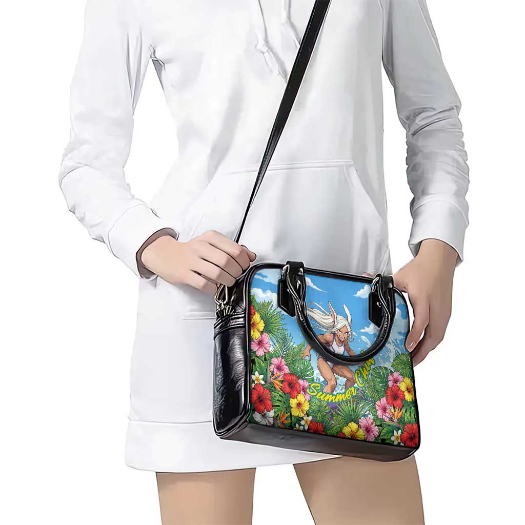 Mirko Summer Chill Shoulder Handbag Tropical Anime Surfing Power