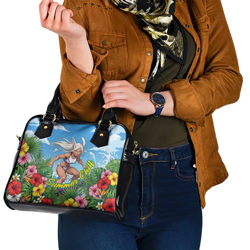 Mirko Summer Chill Shoulder Handbag Tropical Anime Surfing Power