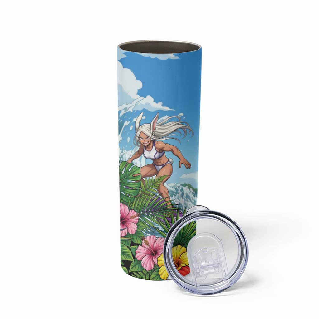 Mirko Summer Chill Skinny Tumbler Tropical Anime Surfing Power
