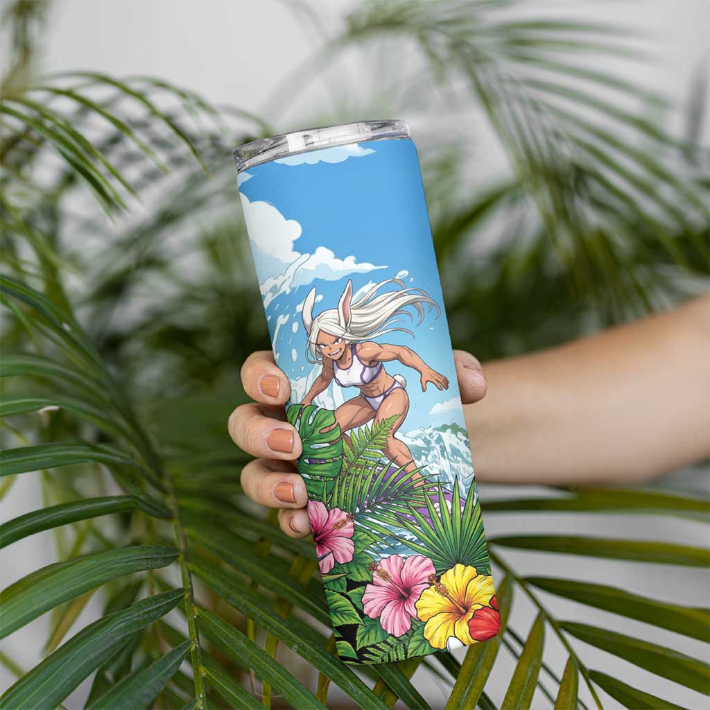 Mirko Summer Chill Skinny Tumbler Tropical Anime Surfing Power