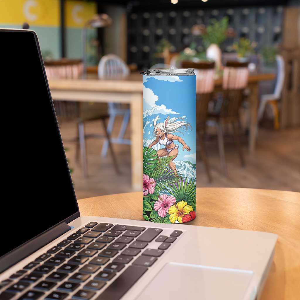 Mirko Summer Chill Skinny Tumbler Tropical Anime Surfing Power