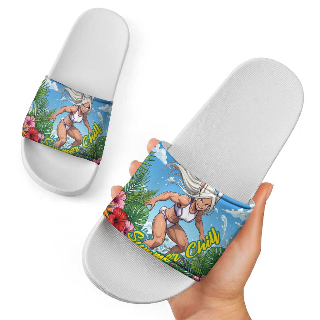 Mirko Summer Chill Slide Sandals Tropical Anime Surfing Power
