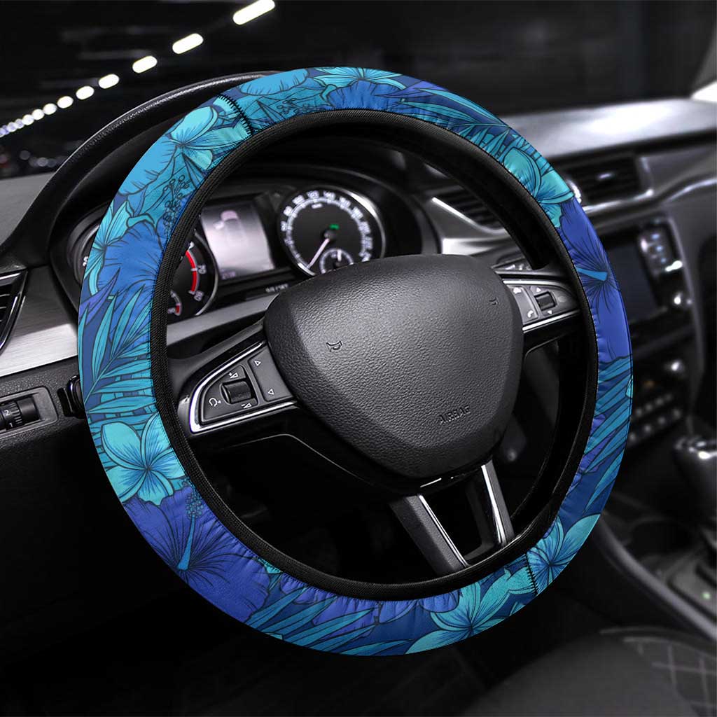 Mirko Summer Chill Steering Wheel Cover Tropical Anime Surfing Power