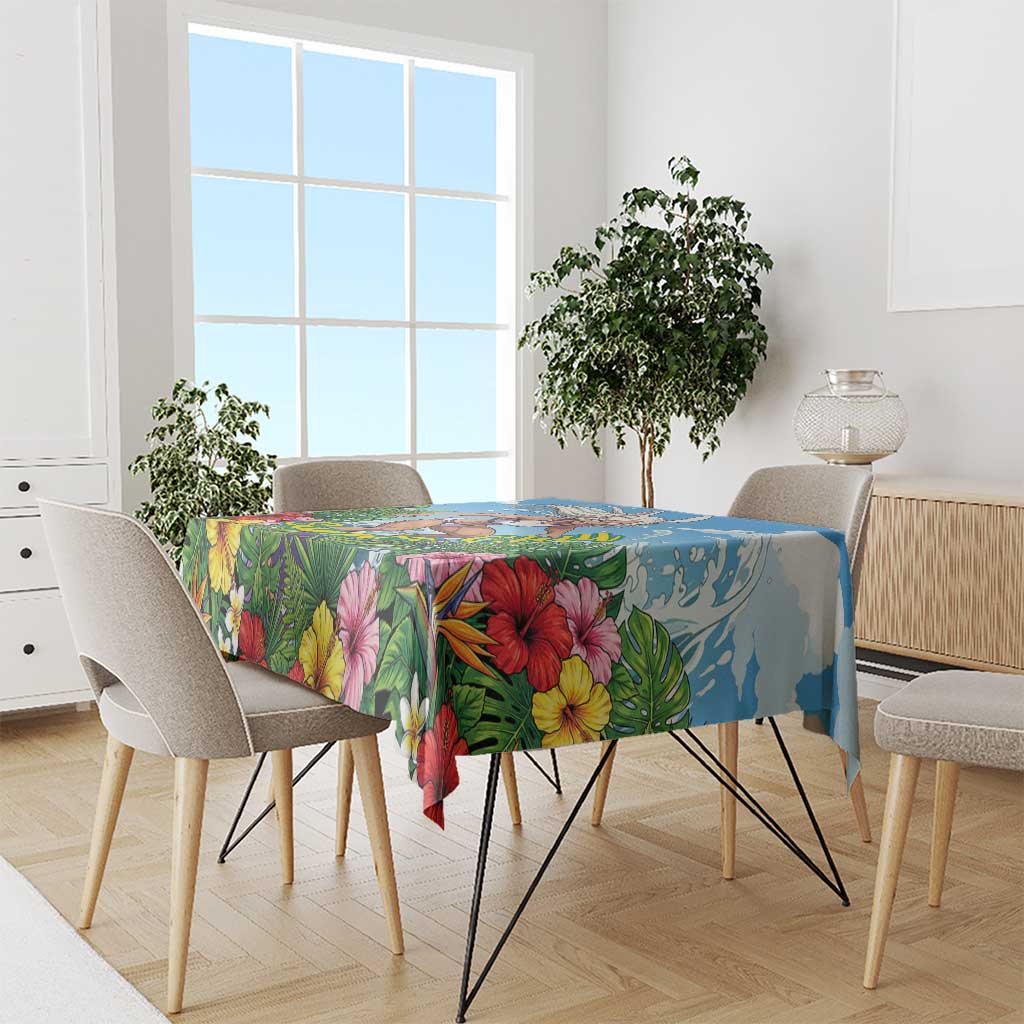 Mirko Summer Chill Tablecloth Tropical Anime Surfing Power