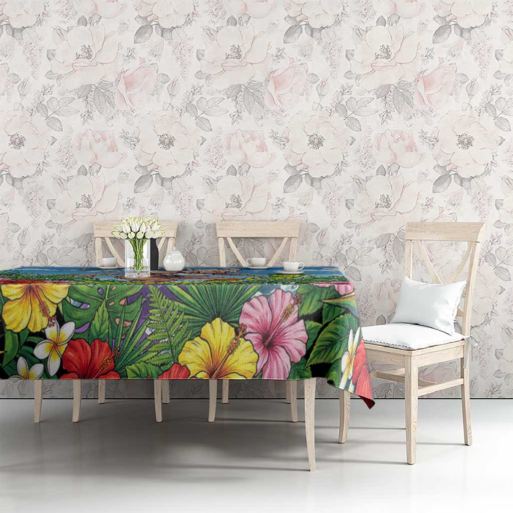 Mirko Summer Chill Tablecloth Tropical Anime Surfing Power