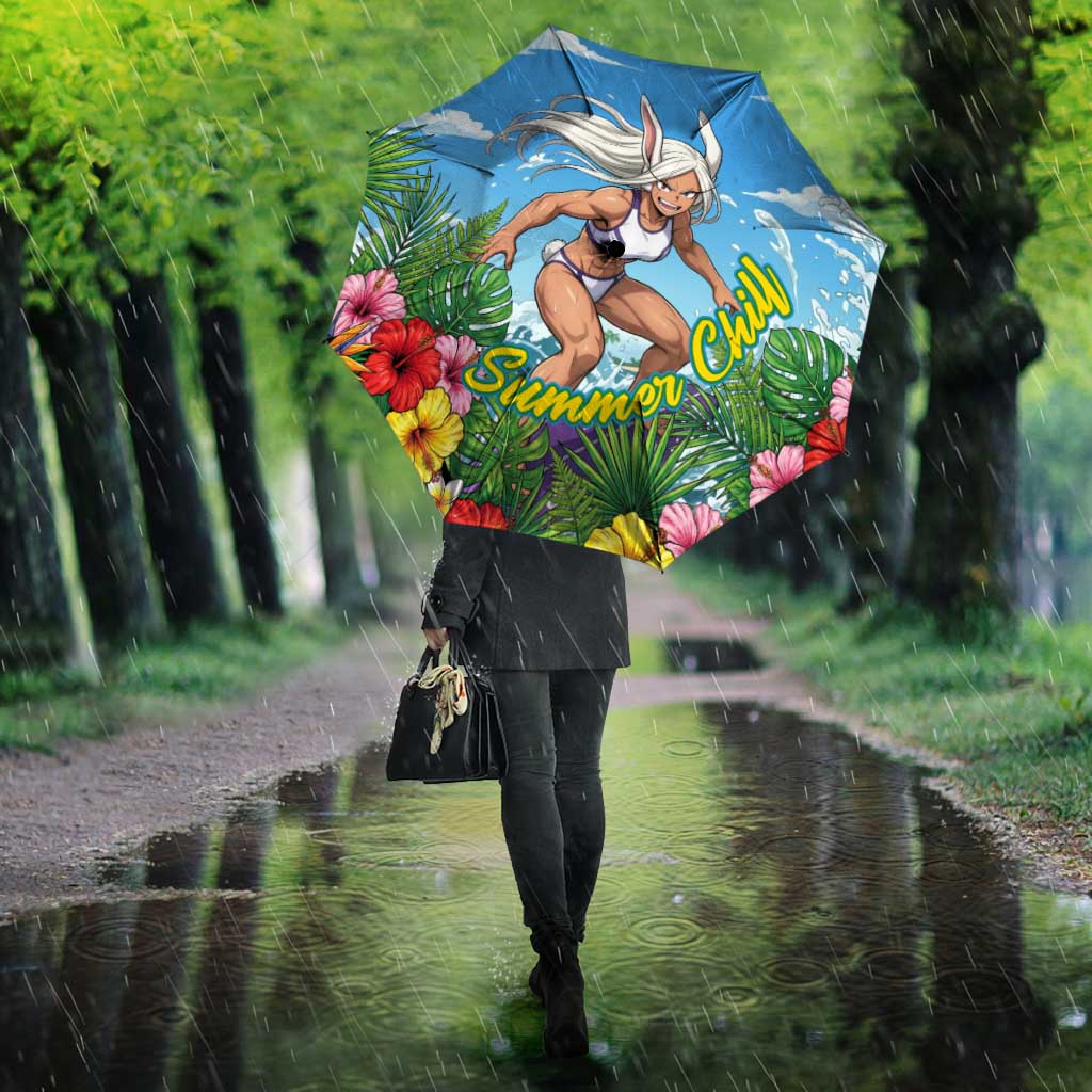 Mirko Summer Chill Umbrella Tropical Anime Surfing Power